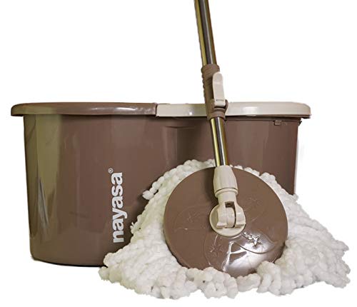 Nayasa Easy Spin Microfiber MOP Set (Grey;Large) (B08JQ7TJKM) Amazon Price History, Amazon Price Tracker