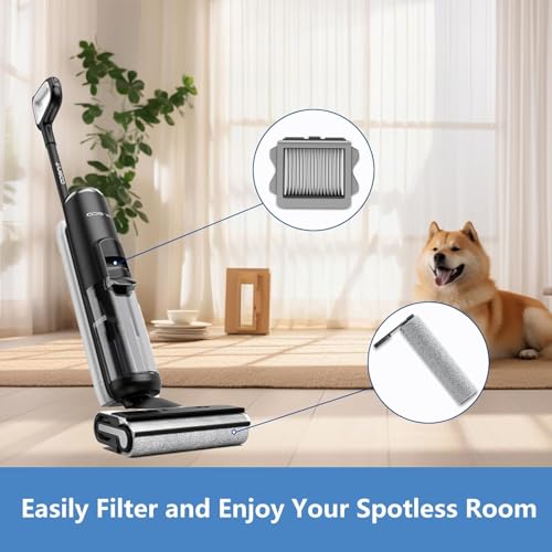 Image of Replacement Vacuum Filters Compatible with Tineco Floor S3 & S5 Cordless Wet Dry Vacuum Cleaner, Efficient Replacement Filters for Clean Floors, 4 Pack Replacement Vacuum Filters (【S3 /S5】4 Filters)