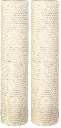 Trixie Poteau de Rechange, ø 9 cm/40 cm/Taille de Fil M8 (Lot de 2)