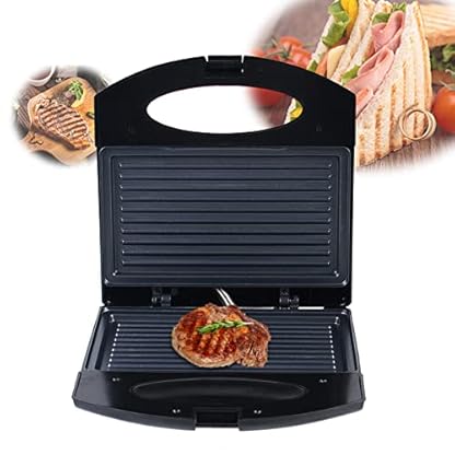 Kontaktgrill 850w Sandwichtoaster Elektrogrill Tisch Grill Neu abnehmbare Platten Toaster | elektrischer Tischgrill für Sandwiches, Steak und als grill Elektro – Bild 4