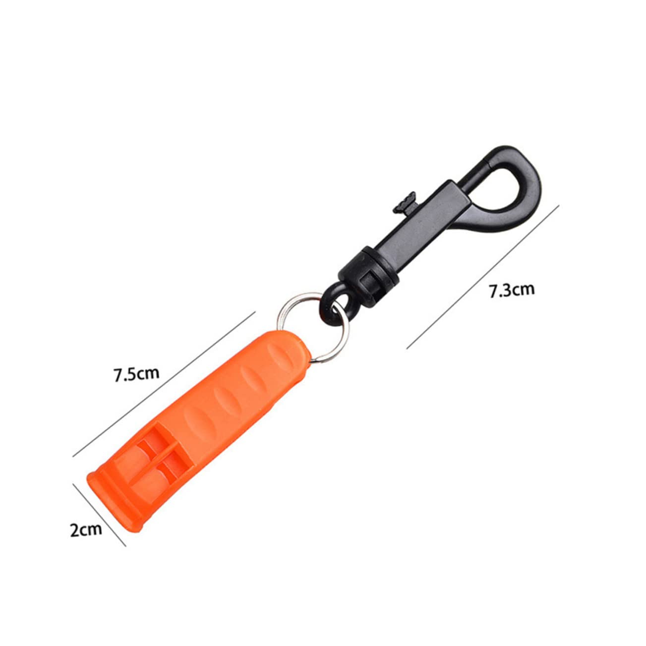 POPETPOP Plastic Emergency Whistle Set 10pcs Outdoor Survival Whistle Camping Loud and Durable for Hiking Camping