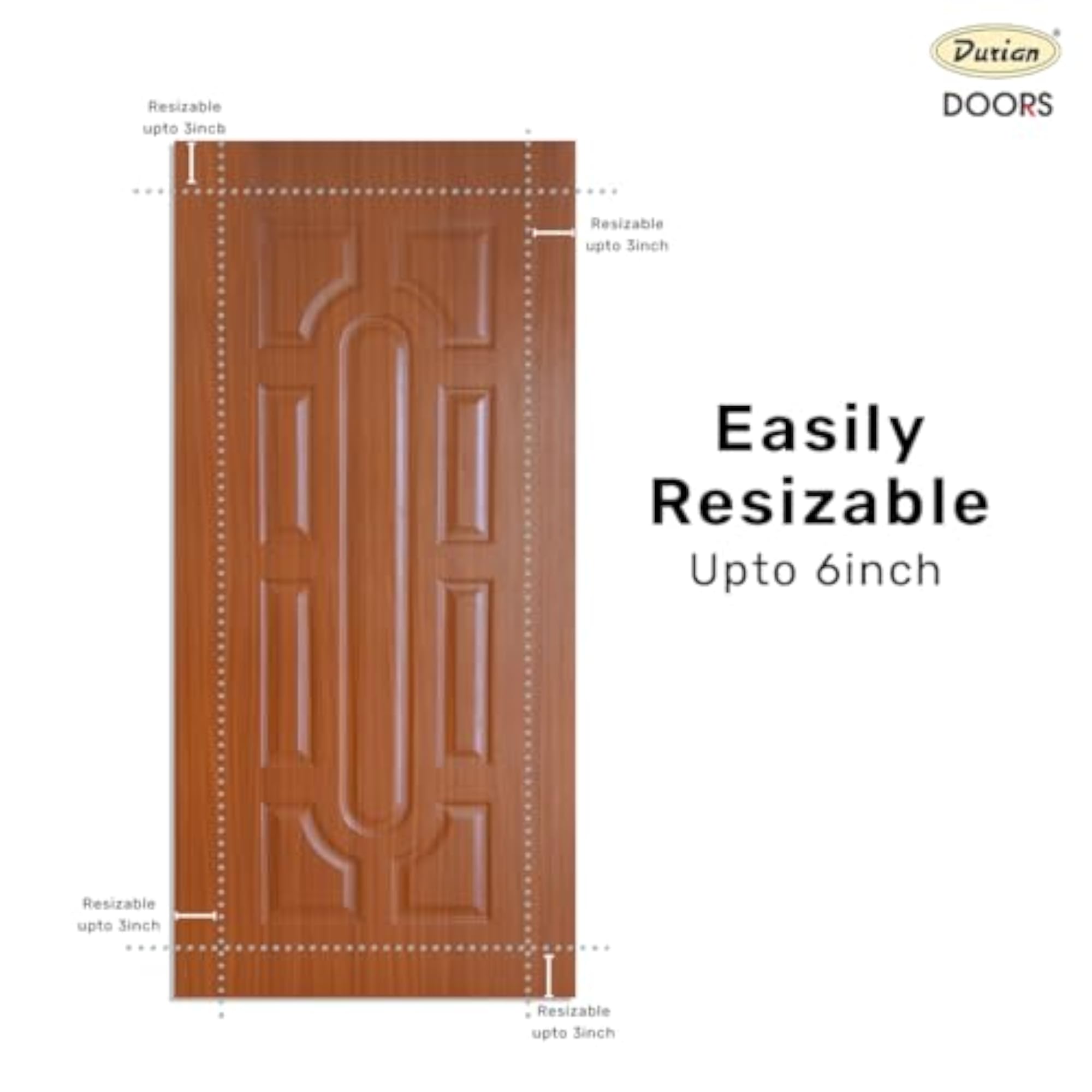 Wooden Door for Home and Bathroom Laminate Finish