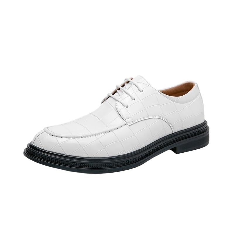 White Mens Dress Shoes Men's Formal Original Leather Italian Skin Shoes for Men Casual Business Luxury Social Male Shoe