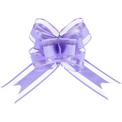 Tirar de lazos 20 piezas cinta flores dibujadas a mano decoración embalaje regalo cintas lazo plástico fiesta DIY boda festiva(Deep Sapphire)