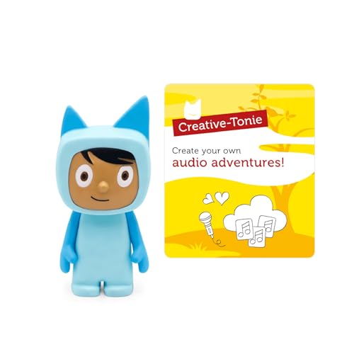 Tonies Creative Audio Character - Record and Upload up to 90 Minutes of Your Own Stories and Songs - Light Blue/Medium by Tonies - Used condition - US$8.99