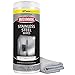 Weiman Stainless Steel Wipes (Large Microfiber Cloth) Removes Fingerprints Residue Water Marks and Grease from Appliances - Works Great on Refrigerators Dishwashers Ovens Grills - Packaging May Vary