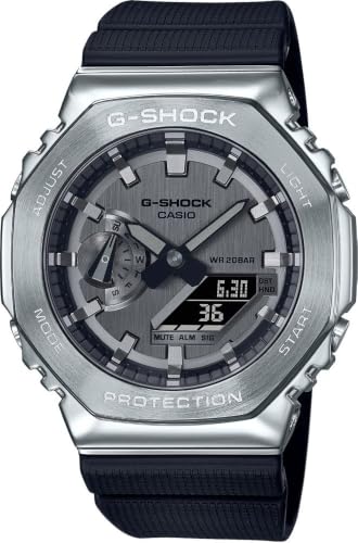 Casio GM-2100-1ADR Kol Saati, G-Shock, Analog/Digital, Gri,…