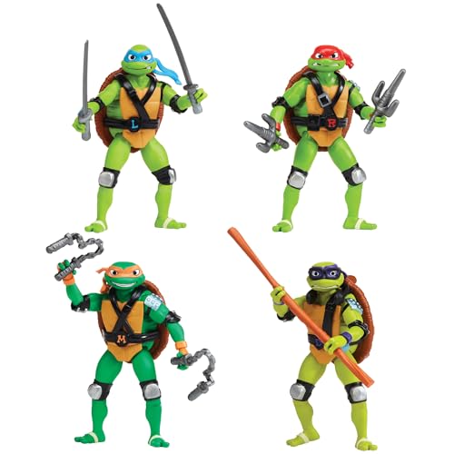 Teenage Mutant Ninja Turtles Shell Spin Bundle 4-Pack by Playmates Toys