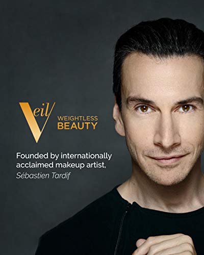 Veil Cosmetics | Sunset Skin Liquid Foundation | 2P | Buildable Coverage | Water-Resistant, Hypoallergenic, Oil-Free, Cruelty Free & Vegan | Lightweight & Brightening | Long Lasting | All Skin Types #TOP7