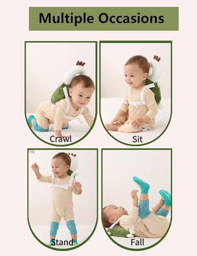Bambebe Baby Head Guard Pillow Safety Pads for Back Protection Infant & Toddler Backpack Headrest - Image 6