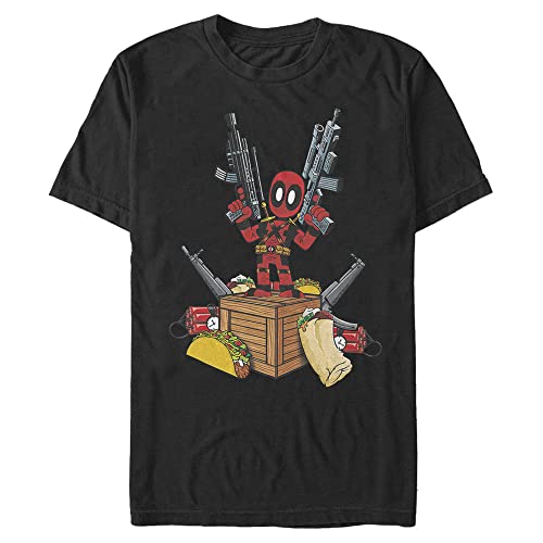 T-shirt Deadpool Marvel ample 4XL pour homme fort cherchant confort et style