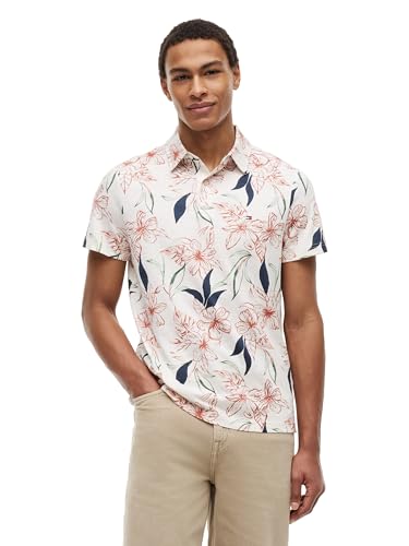 Image of Tommy Hilfiger Mens Short Sleeve Casual Polo Shirts in Regular Fit with Liquid Cotton
