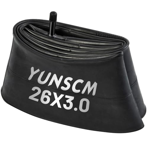 Chambre à air de vélo 26 x 3.50 YUNSCM pour VTT Fatbike 26x3.0 pneu 76/89-559