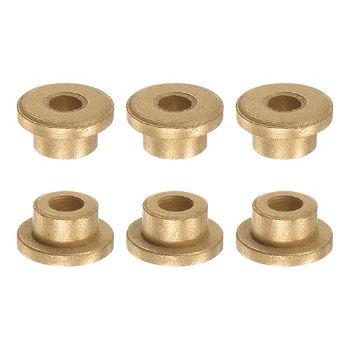 Douille à Bride Autolubrifiante En Bronze - 12mm Alésage, 18mm Extérieur, Pour équipements Industriels - 6