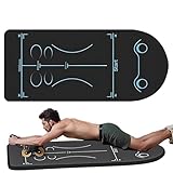 ROTTO ADOMINALE Ruota, tappetino a rullo AB - tappetino da pavimento yoga,ruota AB non slip da 59x24 pollici, per pavimento in palestra per yoga, pilates, salto