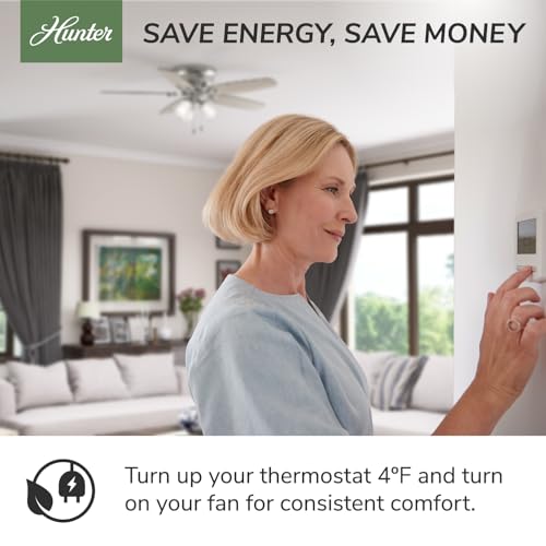 Image of Casablanca 59150 Wisp Indoor Ceiling Fan with Remote, Small, Pewter