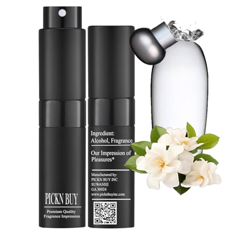 PICKN BUY Luxury Perfume for Women 0.34 Fl oz, Scent Compatible to Pleasures Perfume, Made in USA, Long-Lasting Spray Comes in Refilable Bottle