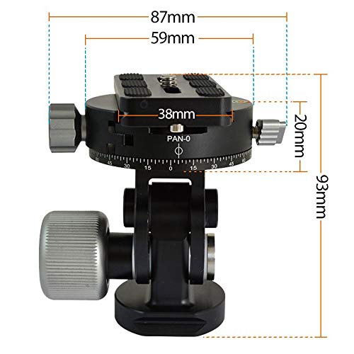 MENGS VH-10 Testa a sfera panoramica a 360 ° con