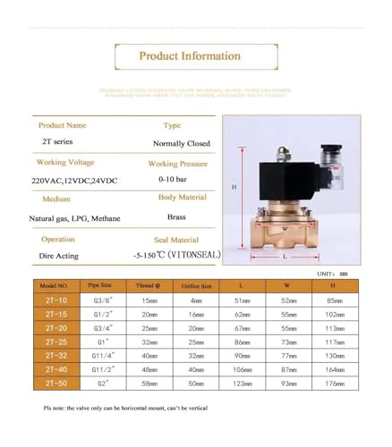 Électrovanne en laiton 3/8 NPT pour automatiser votre arrosage - 6