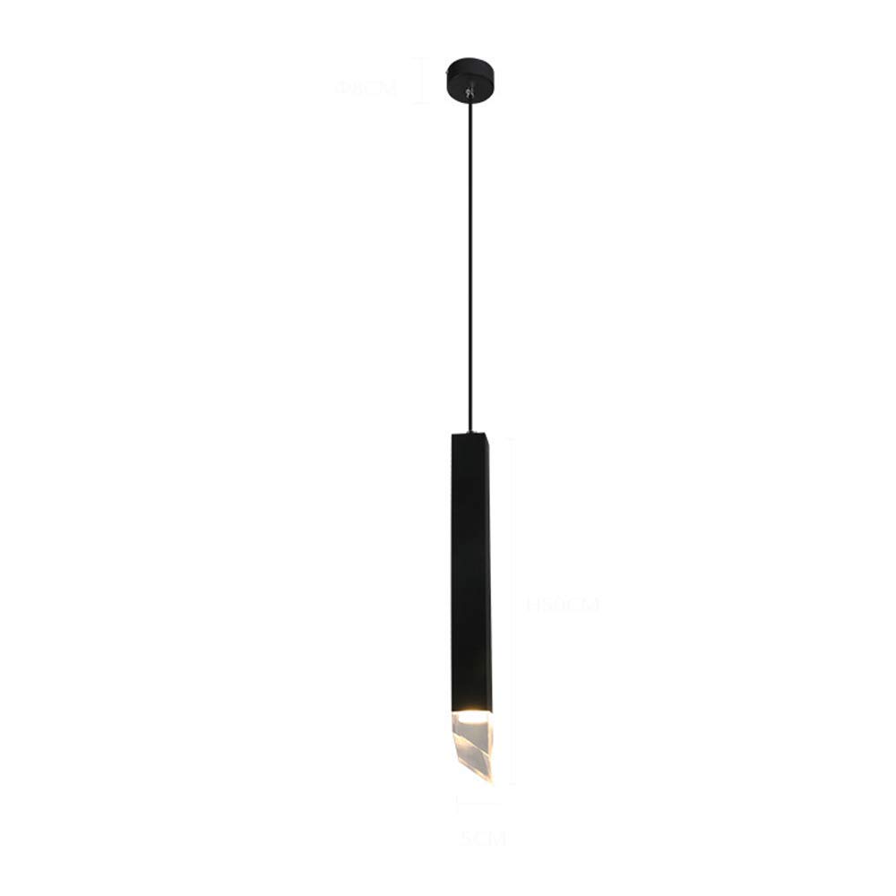 Lámpara colgante de techo moderna para barra de cocina e isla con luz LED focalizada contemporánea