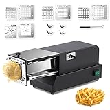 4 lames : la machine est équipée de 8 mm, 10 mm, 12 mm et d'une lame à fruits irrégulière pour répondre à vos différents besoins quotidiens, coupe rapide, gain de temps et d'efforts.