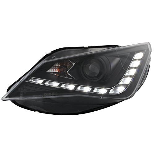 Phares DRL Seat Ibiza 6J look noir pour rouler en sécurité la nuit