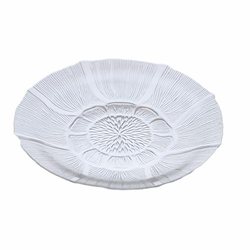 Villa d’Este Home Tivoli Imperial Set of 6 Saucers Diameter 15.5 cm Glass