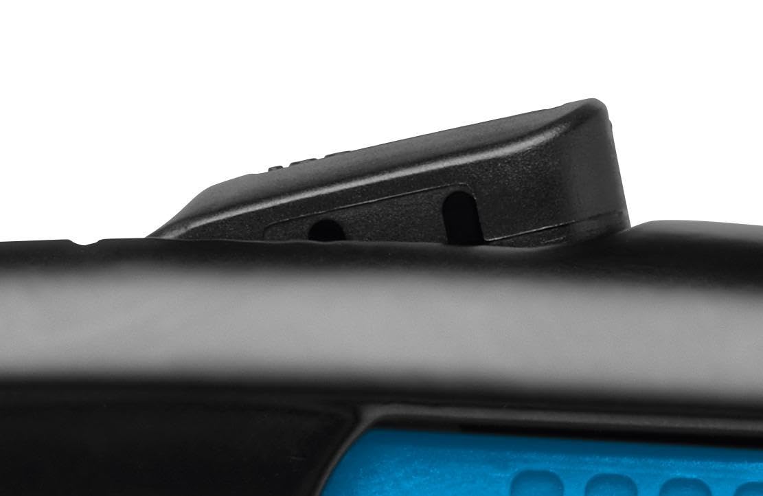 MARTOR Couteau de sécurité avec lame trapézoïdale arrondie, lame rétractable, SECUPRO MEGASAFE, cutter professionnel, aluminium, droitiers & gauchers, logistique