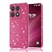 Produktbild Eherui Handyhülle für Xiaomi 14T Pro 5G Glitzer, Silikon TPU Anti-Fingerabdruck Hülle,Flexible Stoßfeste Schutz Case Dünn Kratzfest und Absturzsicherung Schutzhülle für Xiaomi 14T Pro,Rose lila