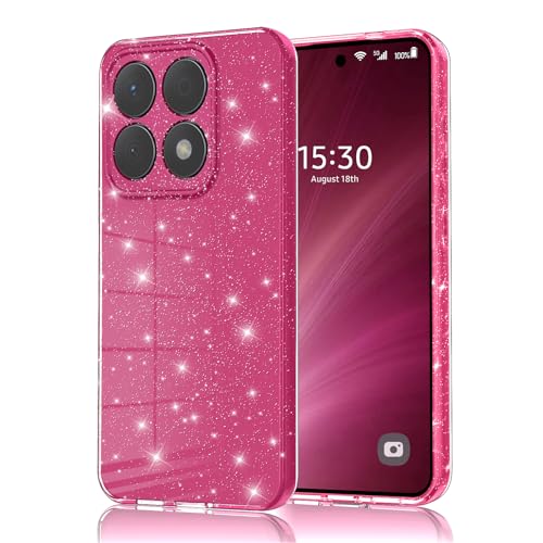 YUECXIN Handyhülle Für Xiaomi 14T: Glitzer-Farbverlauf Mit Schutzfunktion & Dünnem Design