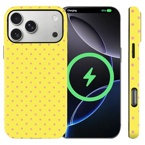 Coque iPhone 17 Pro antichoc en TPU avec MagSafe jaune