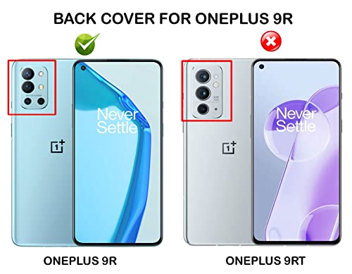 Image of A rtistque Back Cover Case for OnePlus 9R with Camera Protection | Shockproof TPU | Stylish Protective Design | Slim Fit | Ultra Matte | OnePlus 9R Back Cover - Black