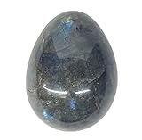  Œuf de labradorite - Pierre fossile minérale - Pierre fossile de guérison