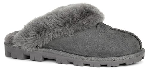 UGG Women's Coquette Grey Slipper - 8 B(M) US