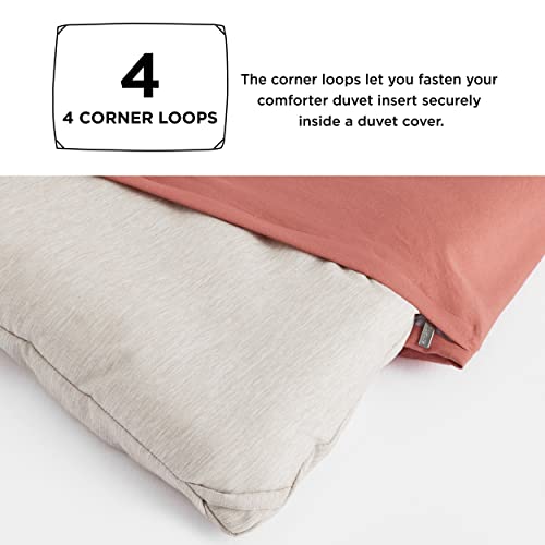 Image of Bedsure Full Size Comforter Sets - Beige Soft Bedding for All Seasons, Cationic Dyed Bed Set, 3 Pieces, 1 Full Size Comforter (82 inchx86 inch) and 2 Pillow Shams (20 inchx26 inch+2 inch)