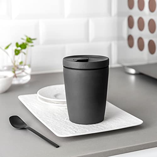 Villeroy & Boch - Manufacture Rock To Go Kaffeebecher 300 ml Schwarz – Ansicht 3