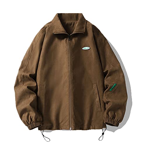 Veste bomber surdimensionnée homme pour résoudre le manque de confort zippé L