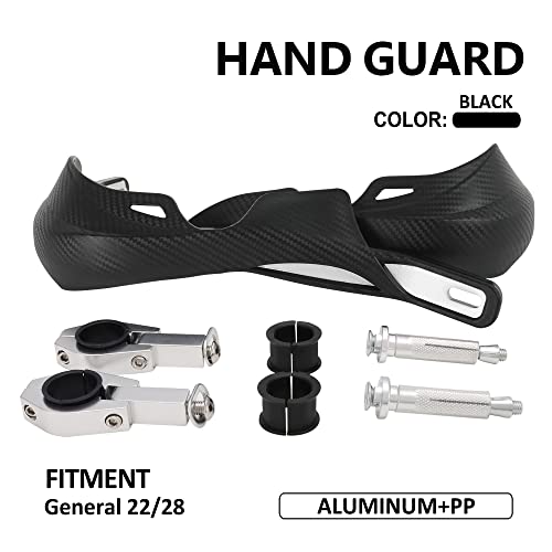 Image of 22mm 7 /8 inch Handlebar Hand Guards Handguards Universal For Off Road Dirt Pit Bike ATV Quad Enduro Motocross Imitation Carbon Fiber