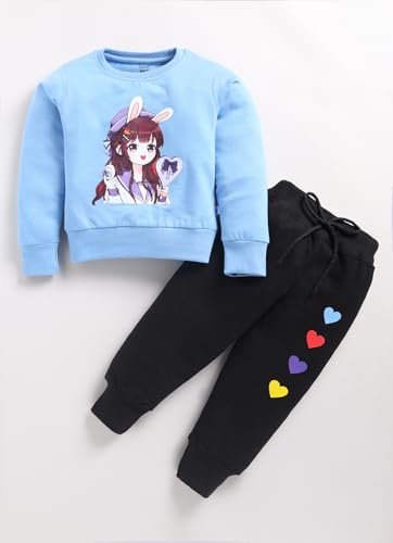 Image of Toonyport Girls Casual Sweatshirt & Sweatpant For Winter