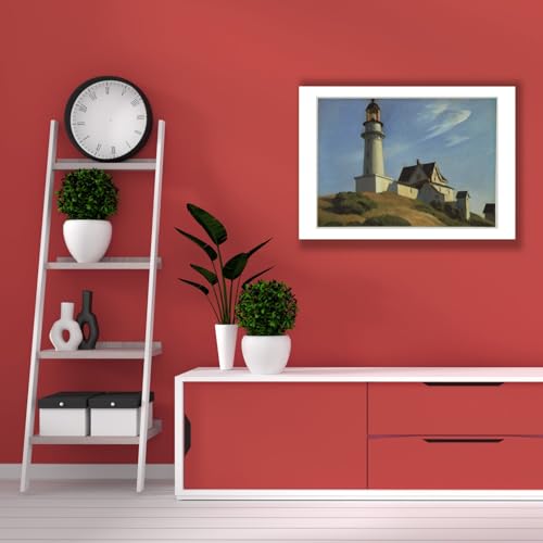 Phare à deux lumières Edward Hopper impression d'art mate Spiffing Prints format medium - 4