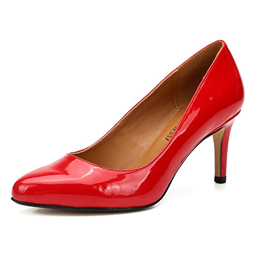 Image of Unisex Men's Women's Classic Mid Kitten Heel Pumps