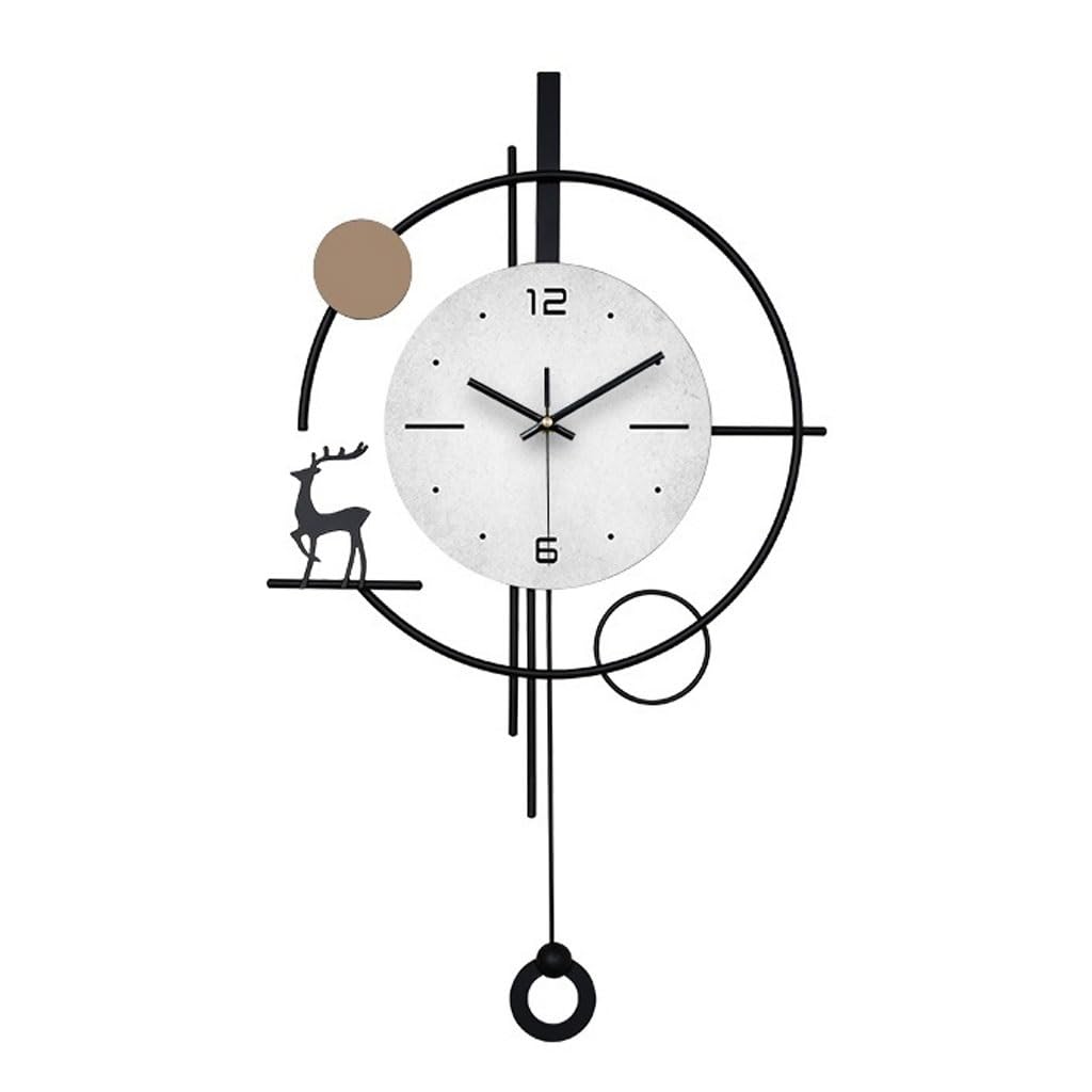 EINES Silent Decorative Wall Clock Fashion Home Wall Clock Modern Clock Wall Creative Art Wall Clock Clock Wall Decoration Easy to Read