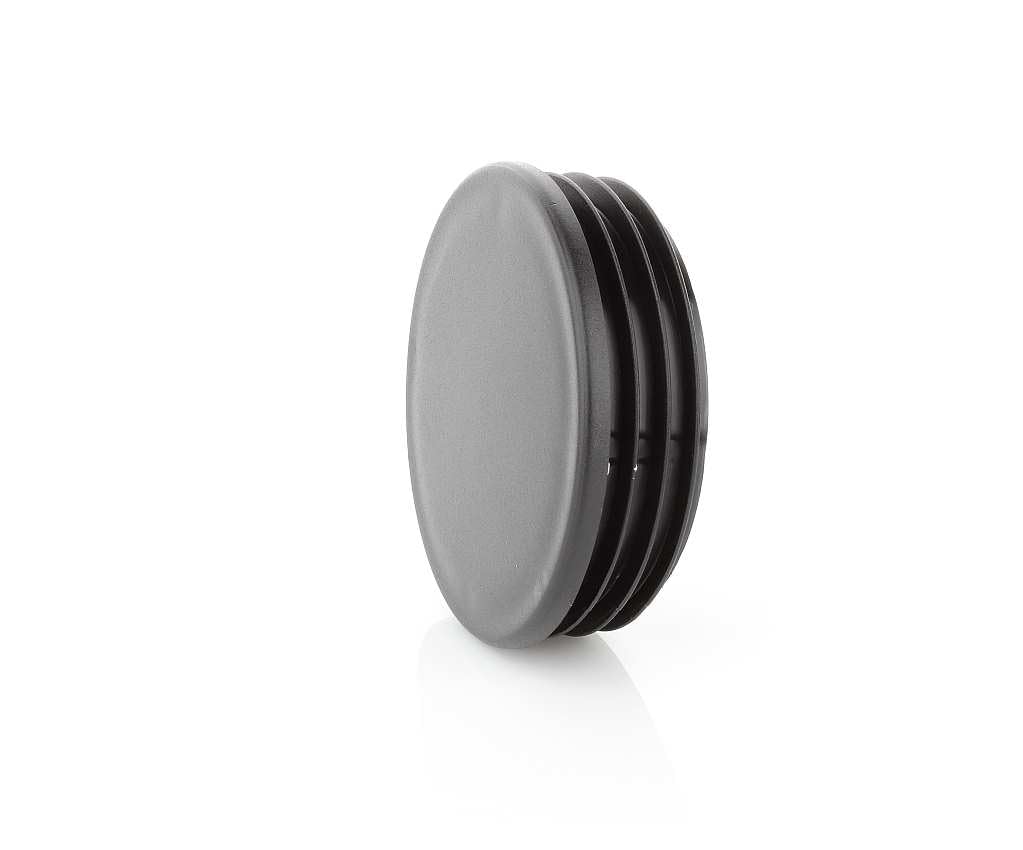 100 tapones de láminas redondos de 90,2 mm para tubos redondos, tapones redondos negros, cubierta para tubo de plástico PE, tapón para tubo de acero, tubo de acero inoxidable, tubo de