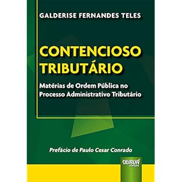 Capa do livro Contencioso Tributário - Matérias de Ordem Pública no Processo Administrativo Tributário