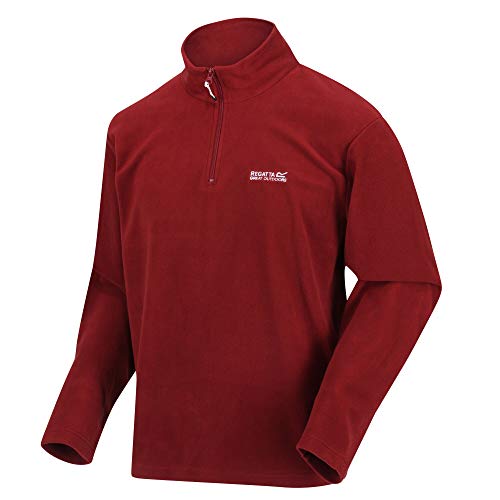 Regatta Thompson Forro polar con media cremallera Fleece, Hombre, Merlot, 4XL