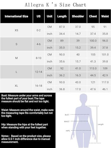 Allegra K Donna Abito Camicia Safari Cotone