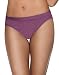 Hanes Women's Ultimate Cool Comfort Bikini, Buff/Plum/Purple/Black, 7