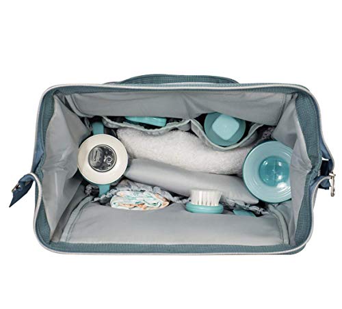 Mochila Maternidade Boca de Peixe KaBaby Prata, Kababy, Prata