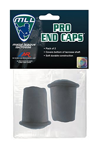 A&R Sports Major League Lacrosse Pro End Caps, Black
