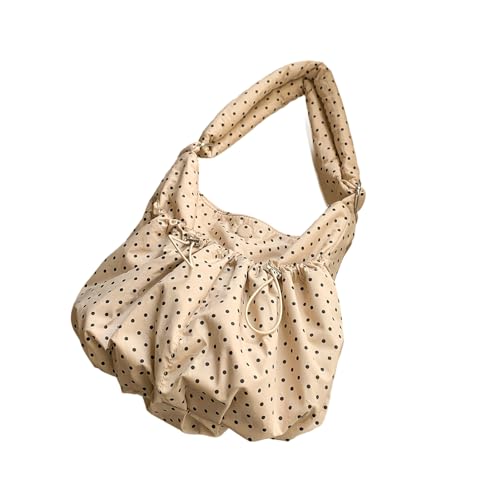 Sac à bandoulière tendance à pois et volants d'inspiration coréenne